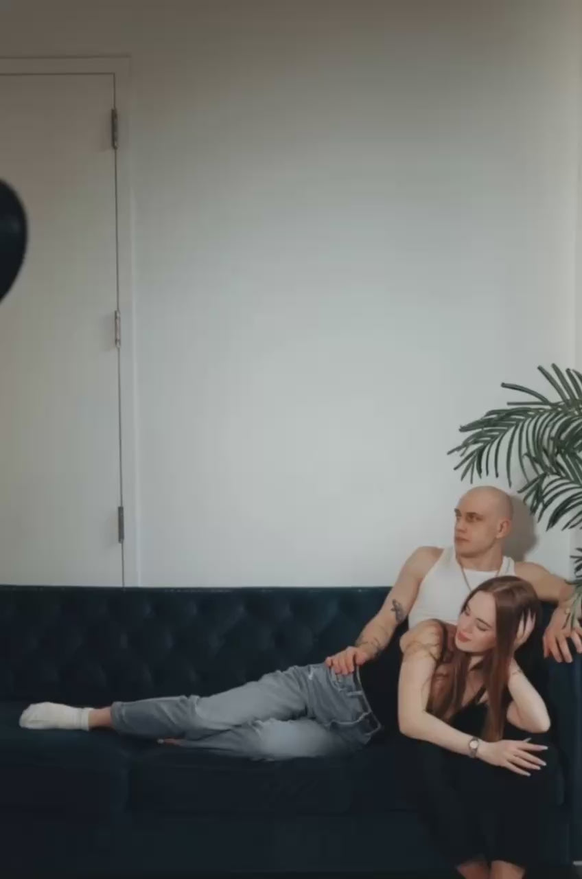 GAILESH fashion socks styled on two models in a casual studio setting.